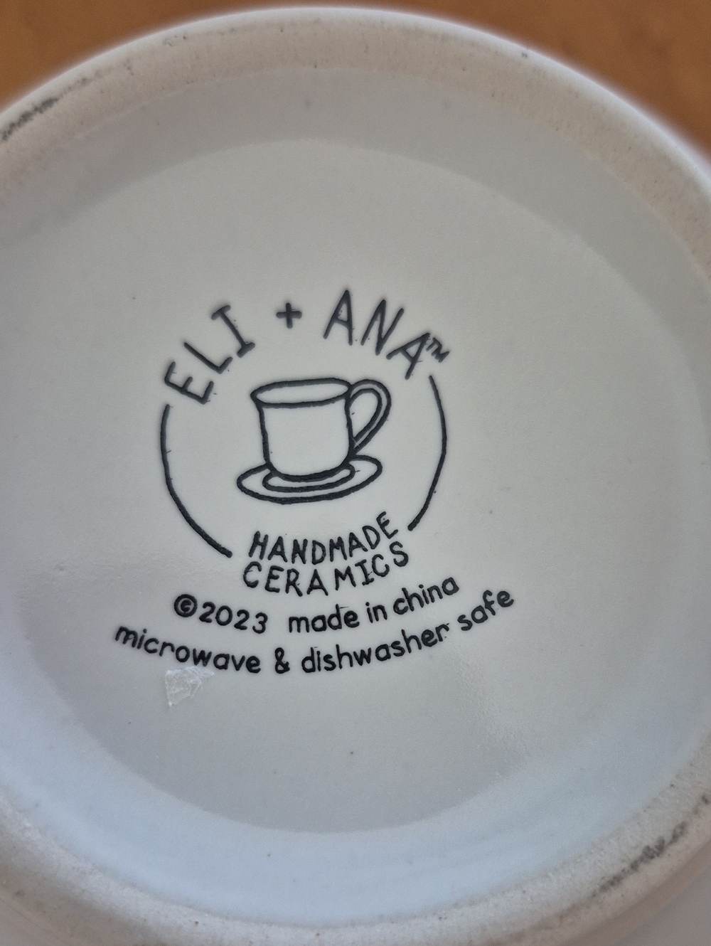 Eli + Ana Pink Flamingo Palm Tree Ceramic Cereal Bowls. Set of 4 - Picture 3 of 3